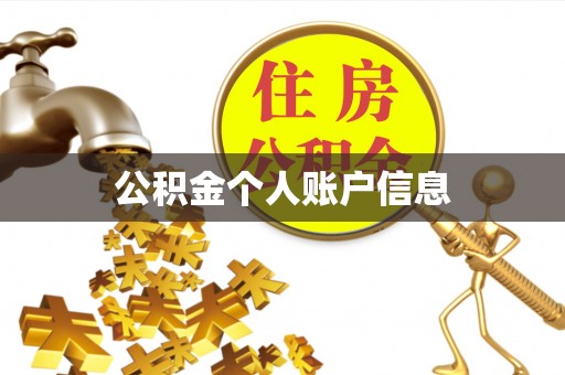 高安公积金个人账户信息