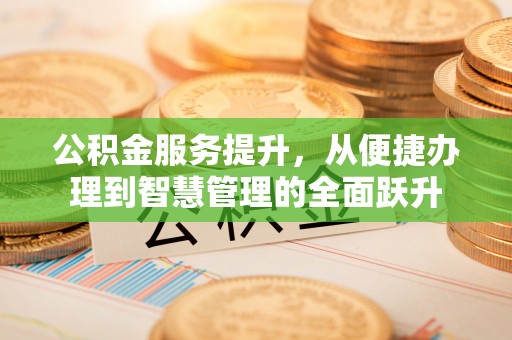 高安公积金服务提升，从便捷办理到智慧管理的全面跃升