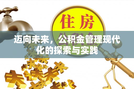 高安迈向未来，公积金管理现代化的探索与实践