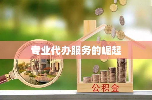 高安专业代办服务的崛起