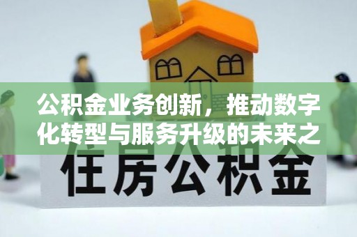 高安公积金业务创新，推动数字化转型与服务升级的未来之路