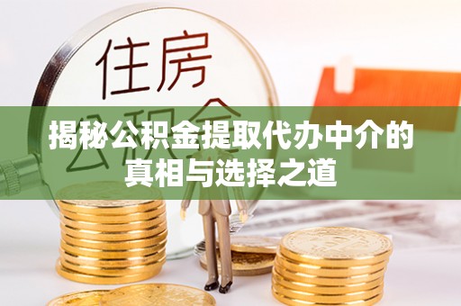 高安揭秘公积金提取代办中介的真相与选择之道