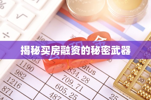 高安揭秘买房融资的秘密武器